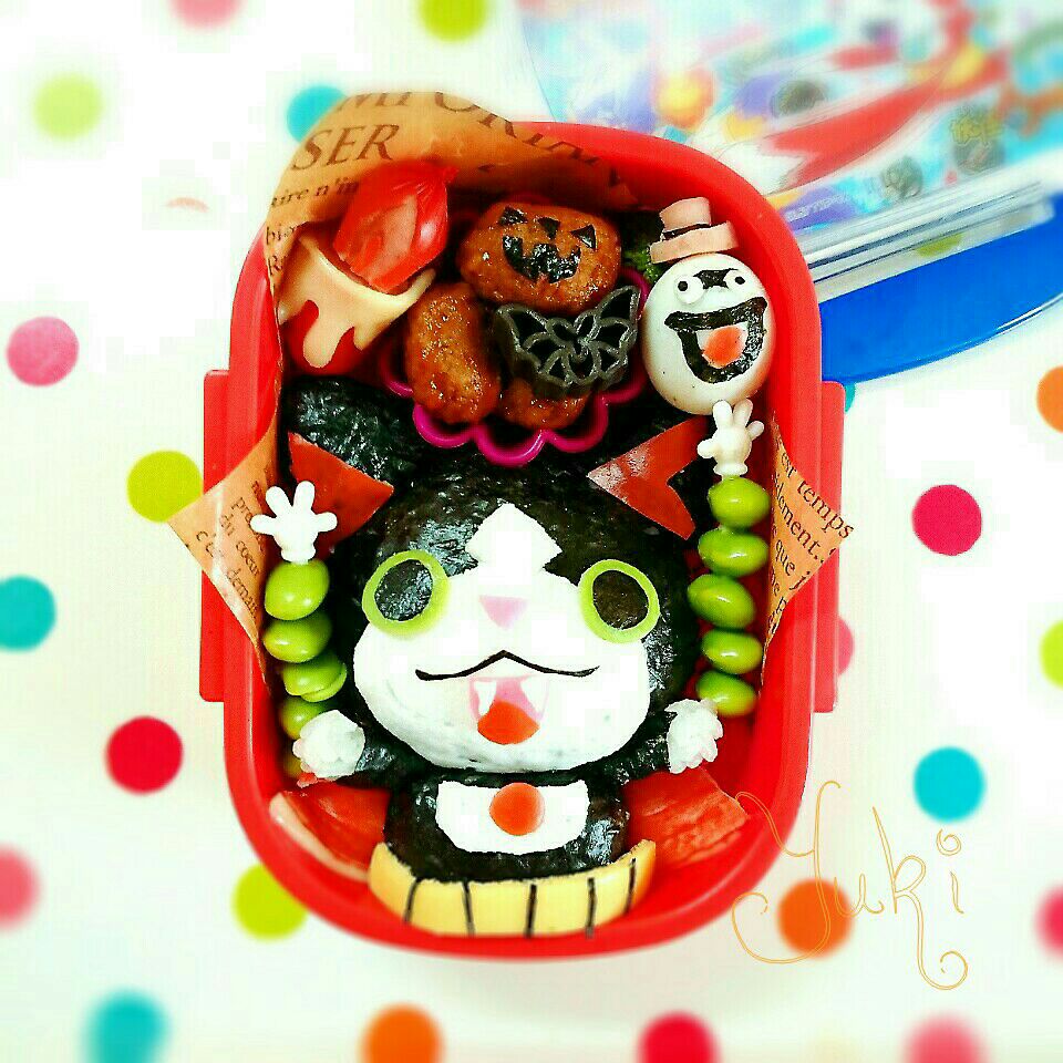 ガブニャンのおにぎりお弁当♪ハロウィン仕立て