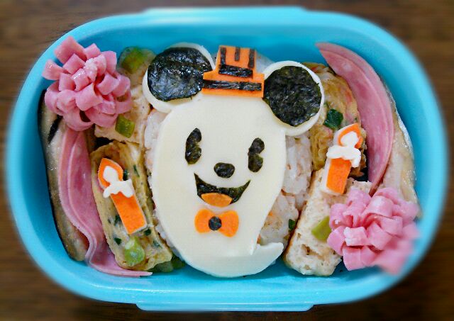 ハロウィンおばけミッキー弁当