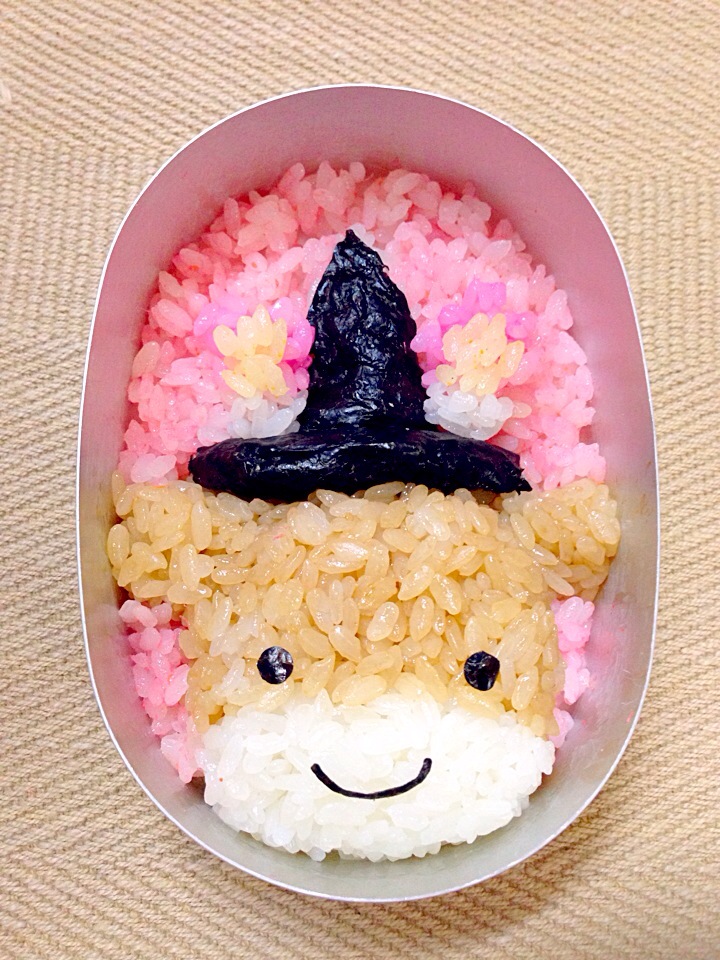 ご飯だけキャラ弁   ★ハロウィンメルギューくん★