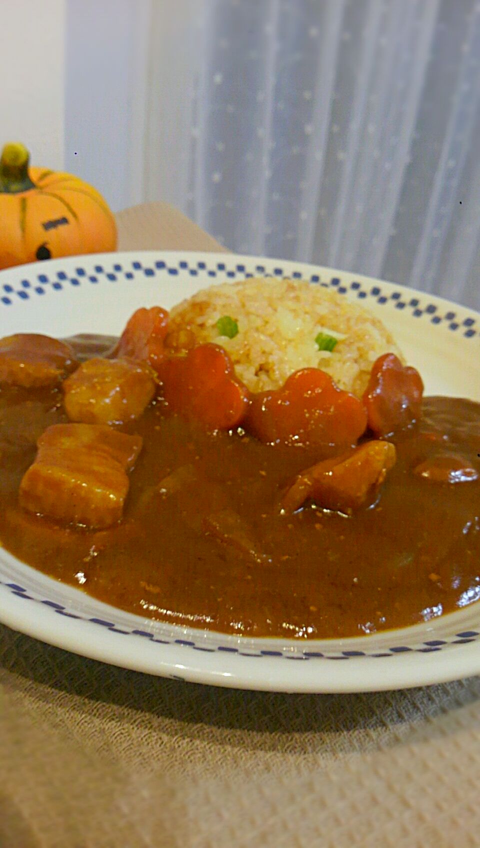 ハロウィン☆.。.:カレーライス。