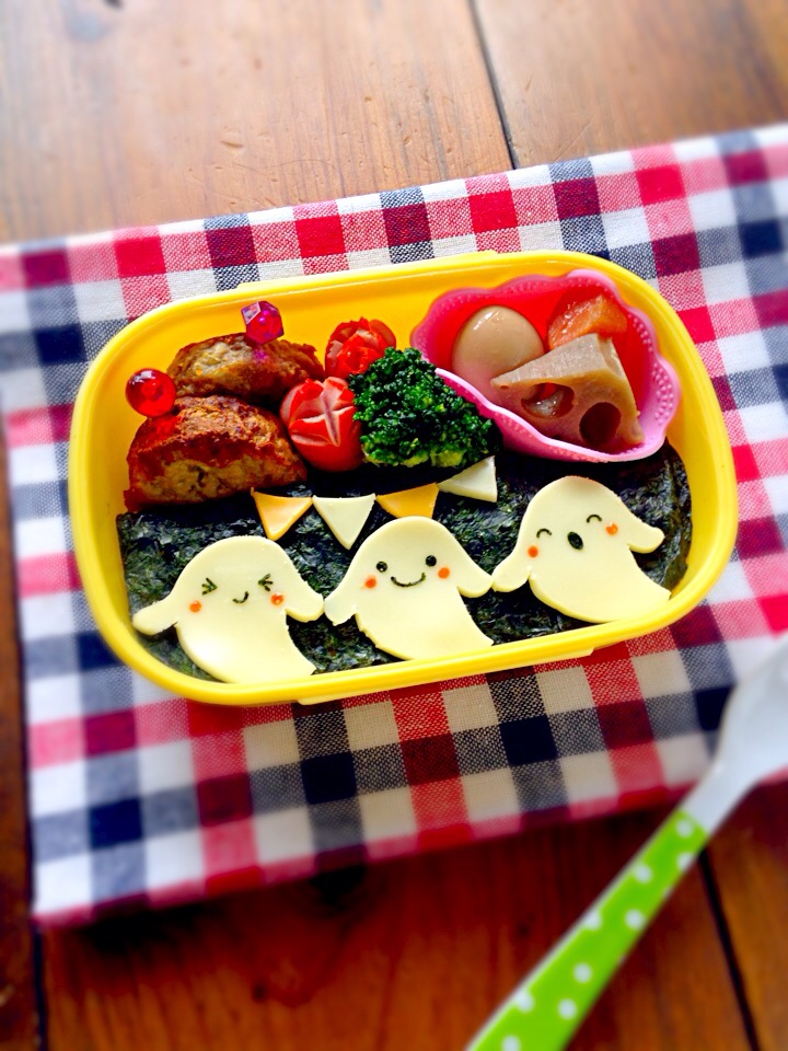 ハロウィンおばけ弁当