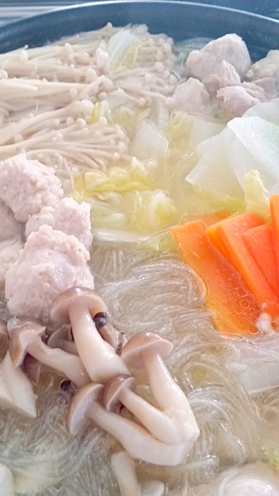 鶏☆鶏団子の生姜鍋
