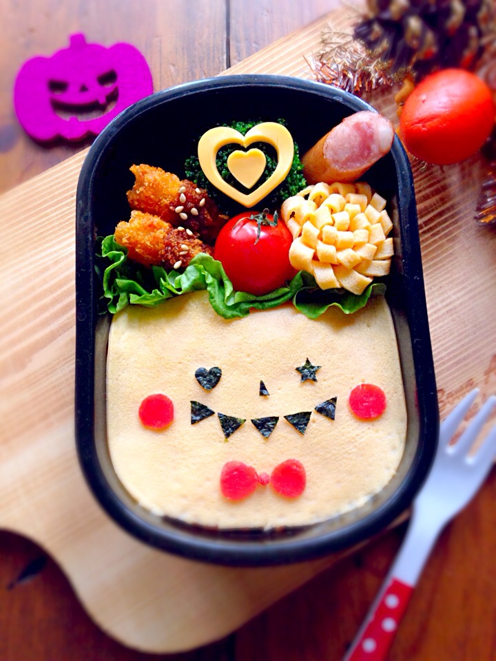 ハロウィンかぼちゃ弁当