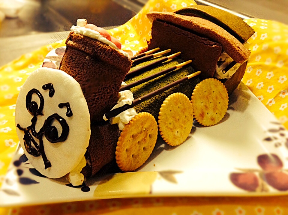 Happy Birthday パーシーロールケーキ 彡 ハロウィングランプリ14 ヤマサ醤油株式会社