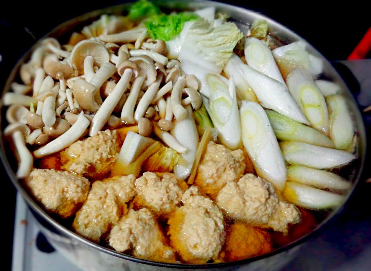 鶏団子鍋(*^^*)