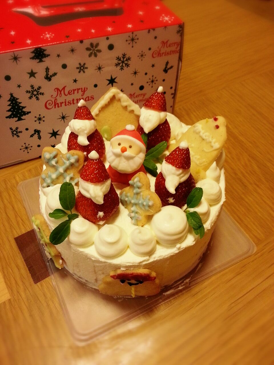 クリスマスケーキ(*^^*)