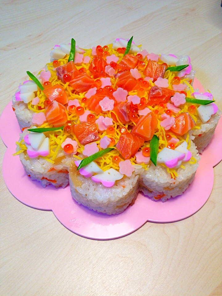 ひな祭り(◍•ᴗ•◍)ちらし寿司