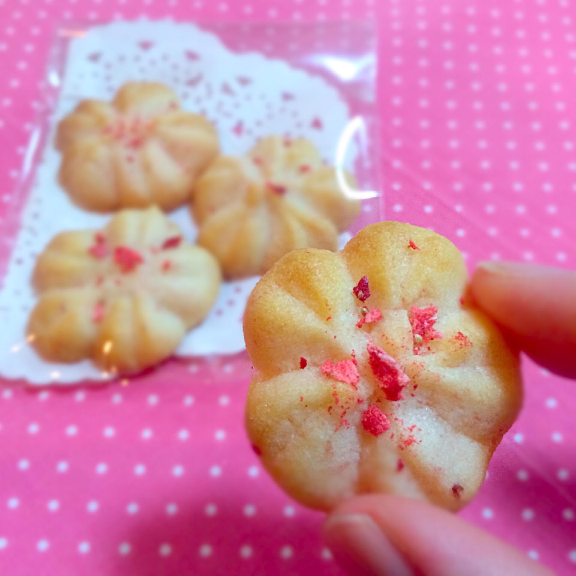 桜の花クッキー