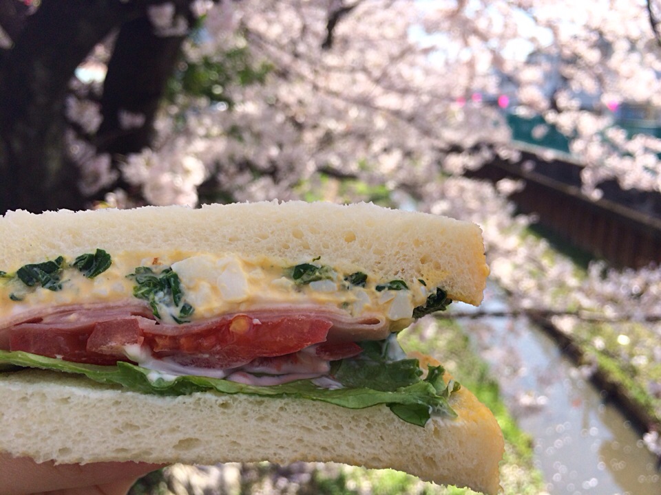 菜の花のタマゴサンド