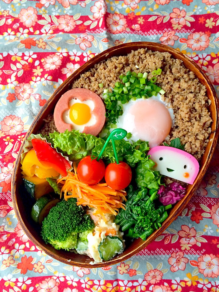 今日の息子のお弁当2015/04/07