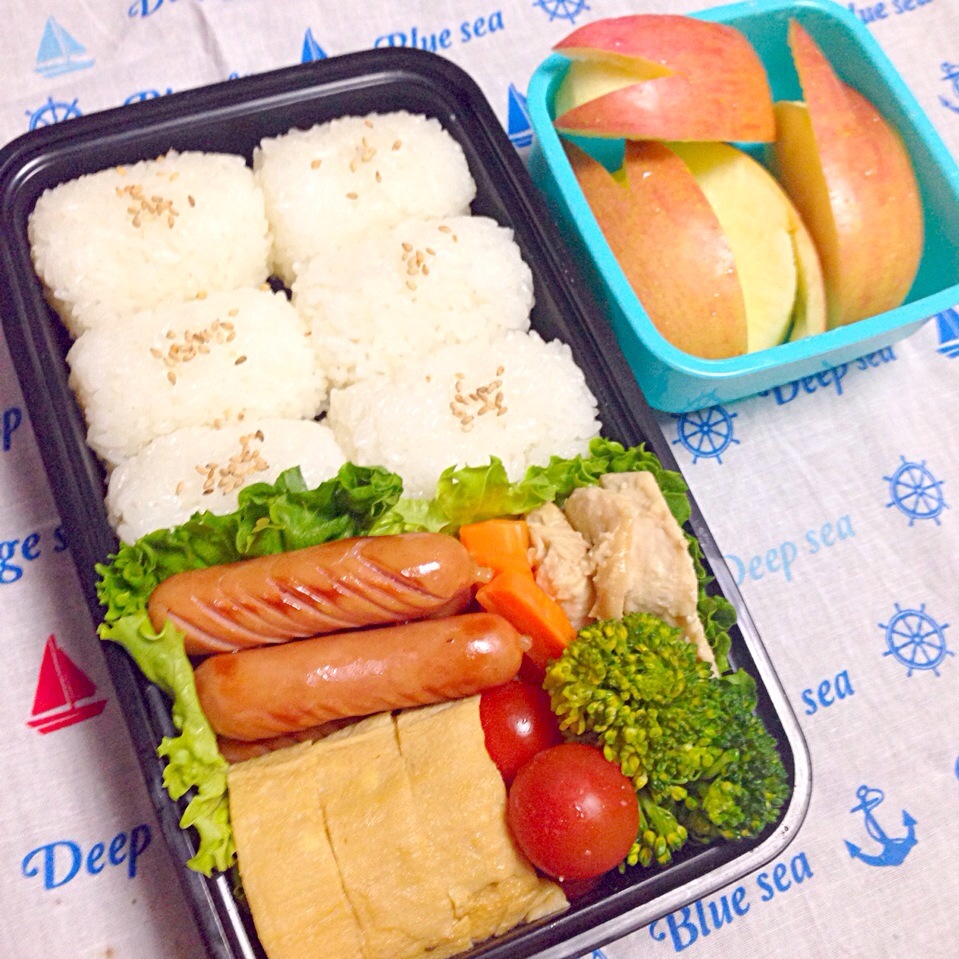 息子の入学式準備弁当♪*＊