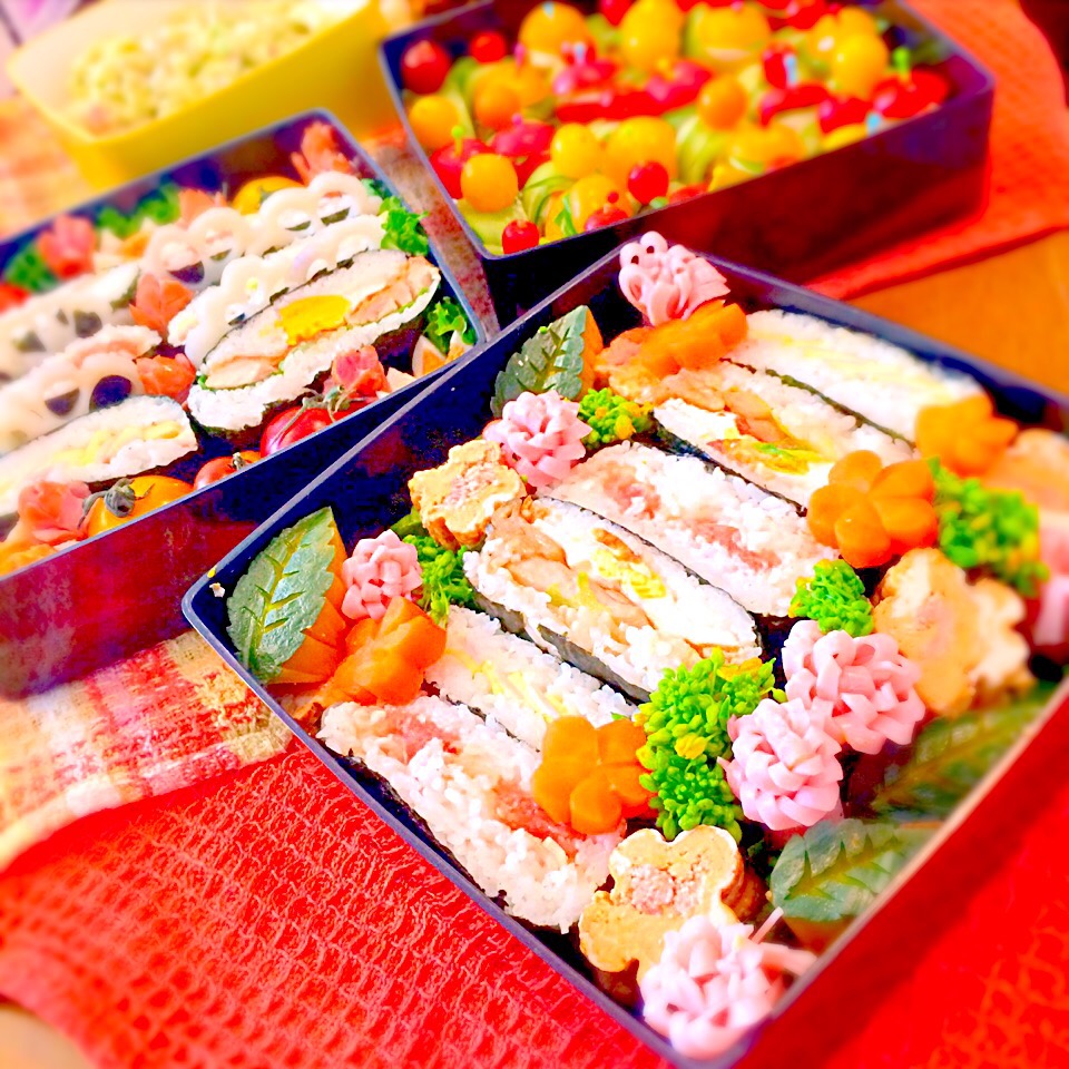 お花見BOX★おにぎらず弁当