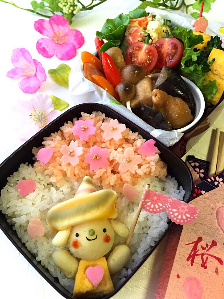 ゆっぴーのお花見弁当