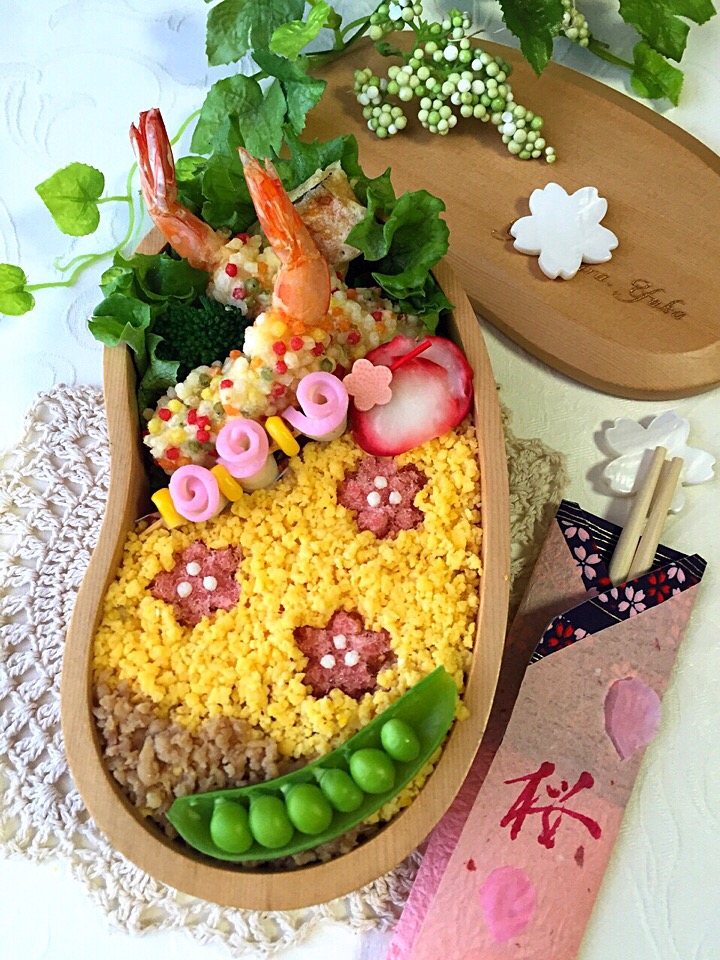 ゆっぴーのお花見弁当『