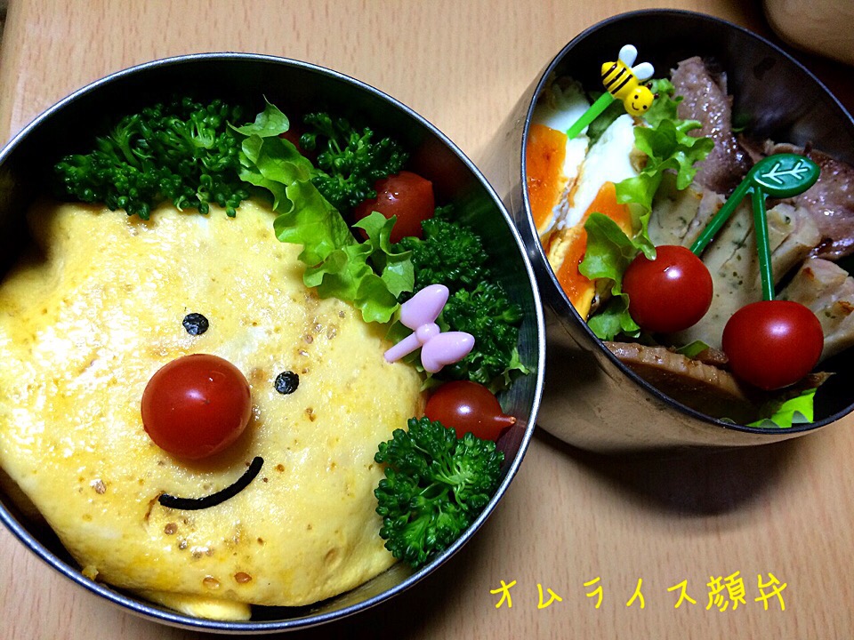 オムライス顔弁♪顔弁にはまり中