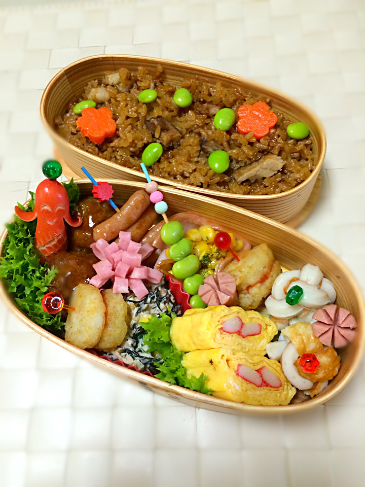 参観日～な日のお弁当～♬