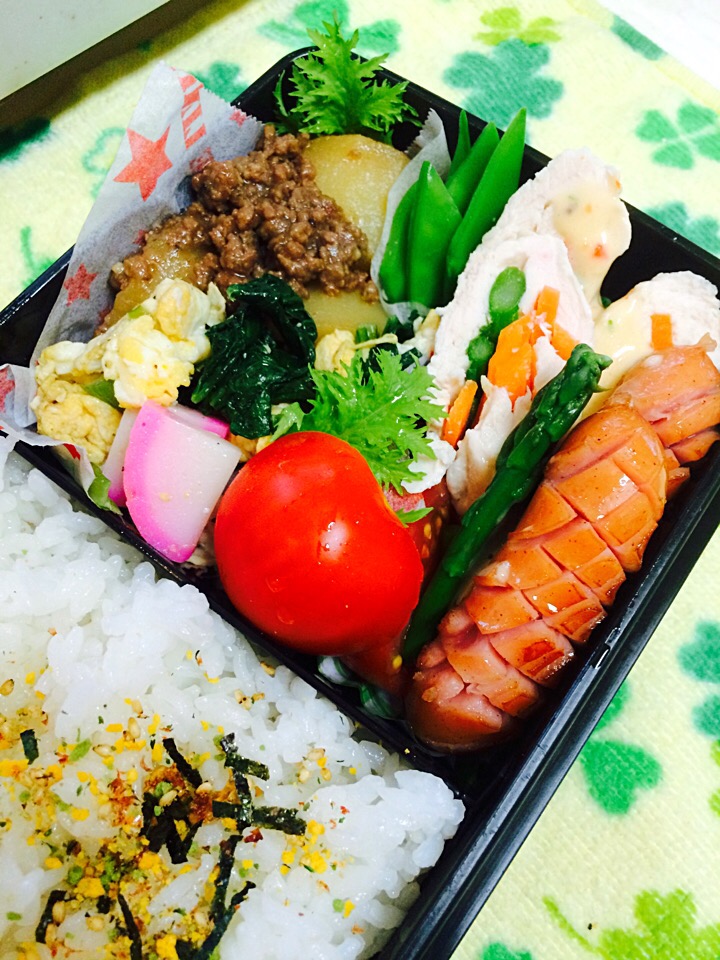 父さんのお弁当〜♪