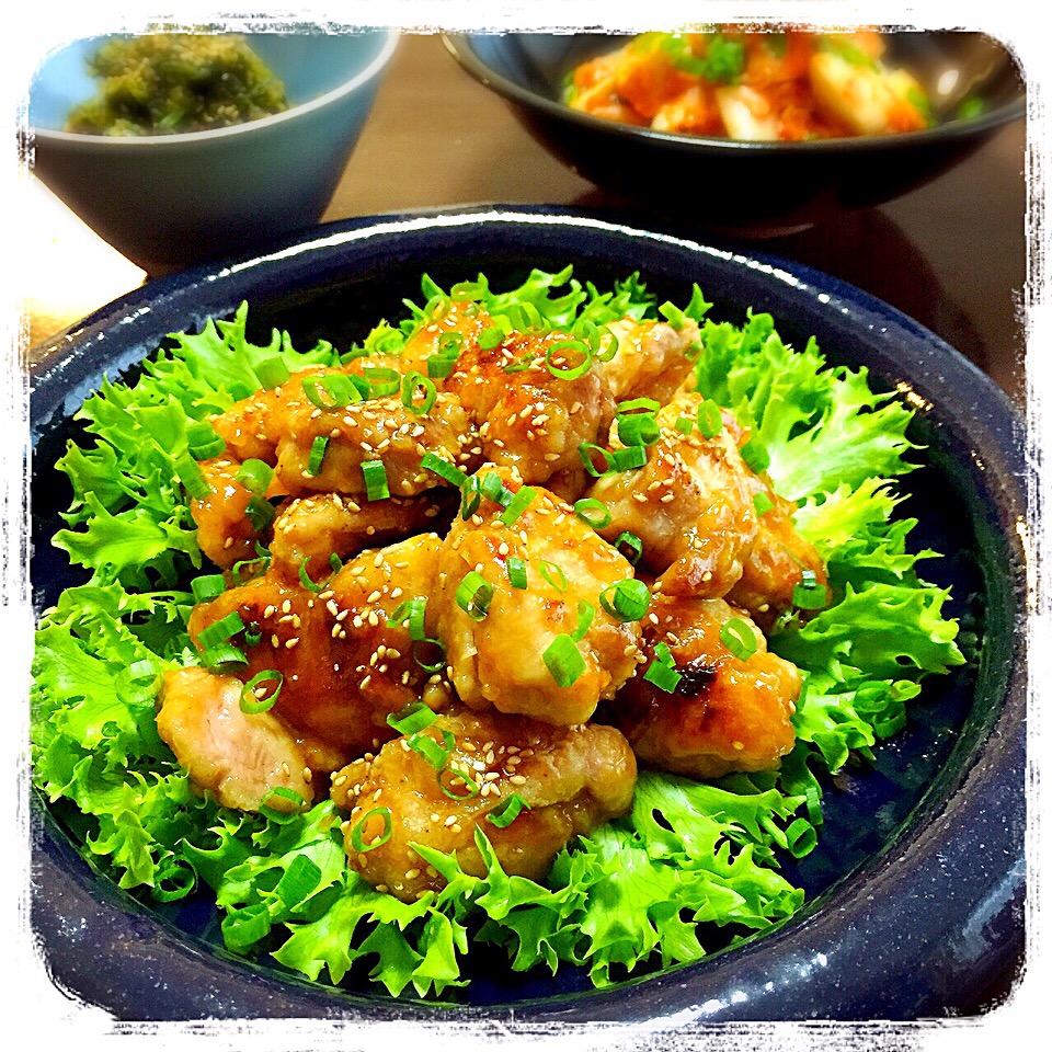 ☆アキラっち☆さんの料理 鶏もも肉の白胡麻あえ♪