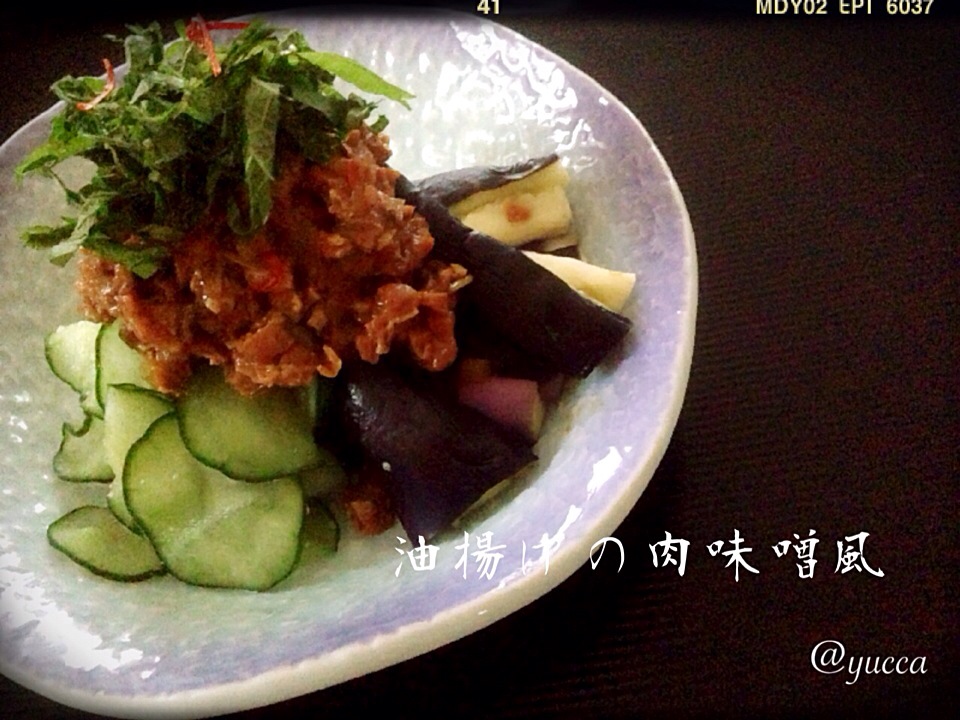 山本真希さんの料理 ✱油揚げの肉味噌風✱
ベジ麻婆奴とベジ麻婆茄子