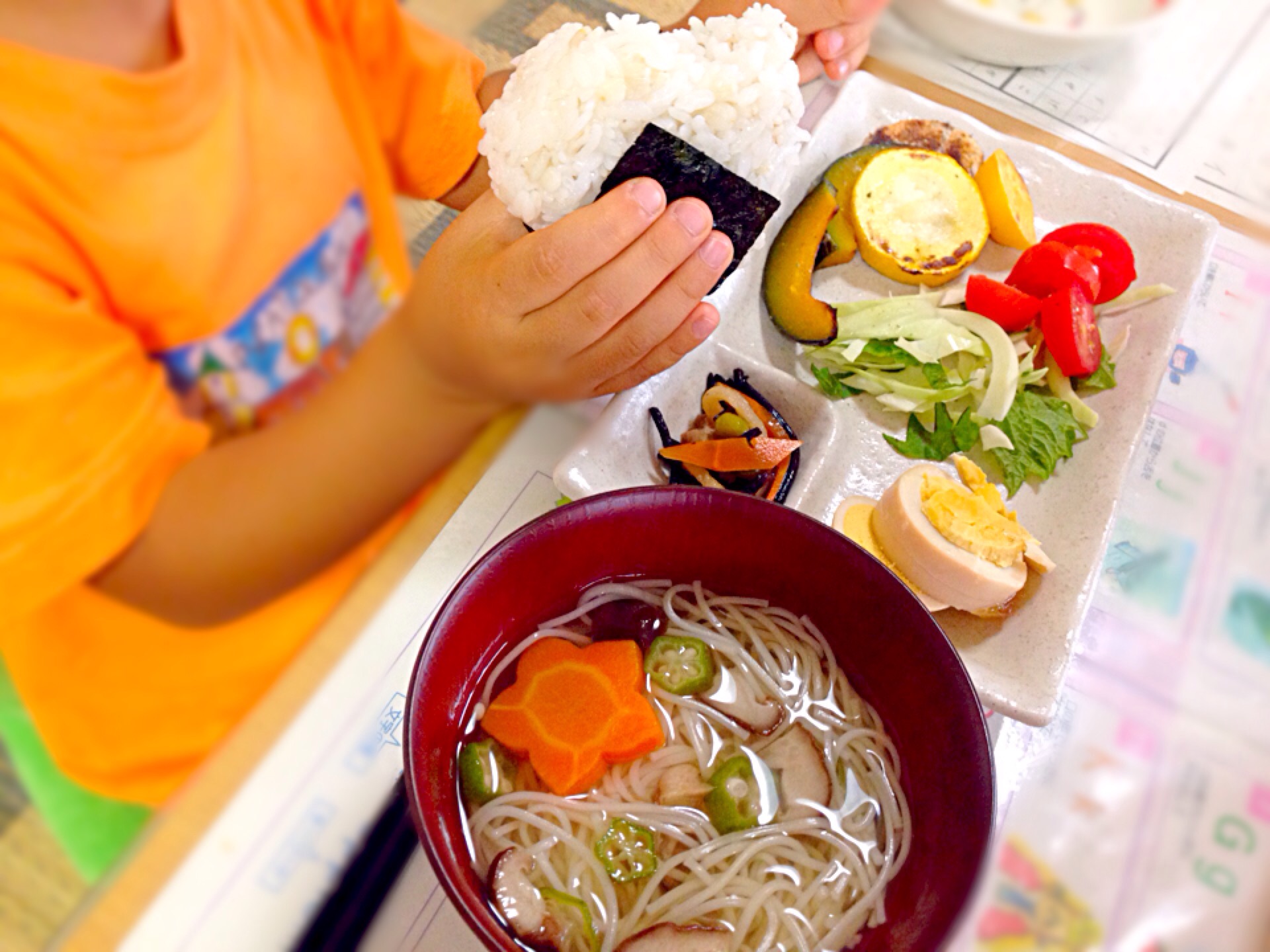 晩ご飯⭐️七夕そうめん