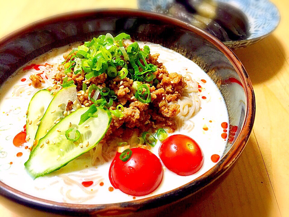 コクうま！胡麻豆乳坦々冷麺♪