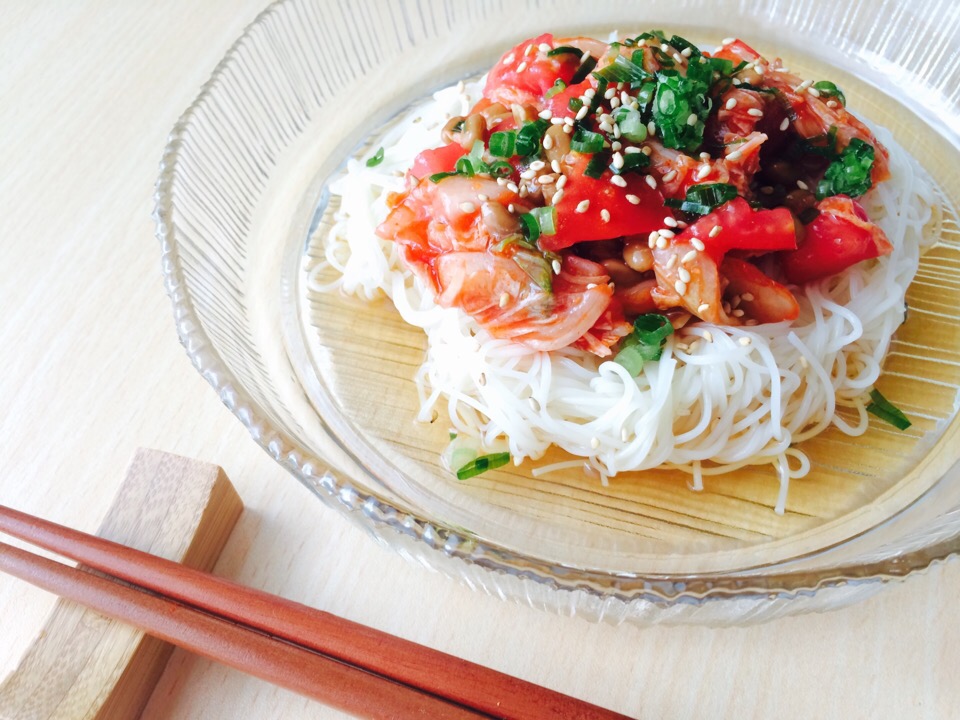 夏野菜そうめん〜トマトver〜