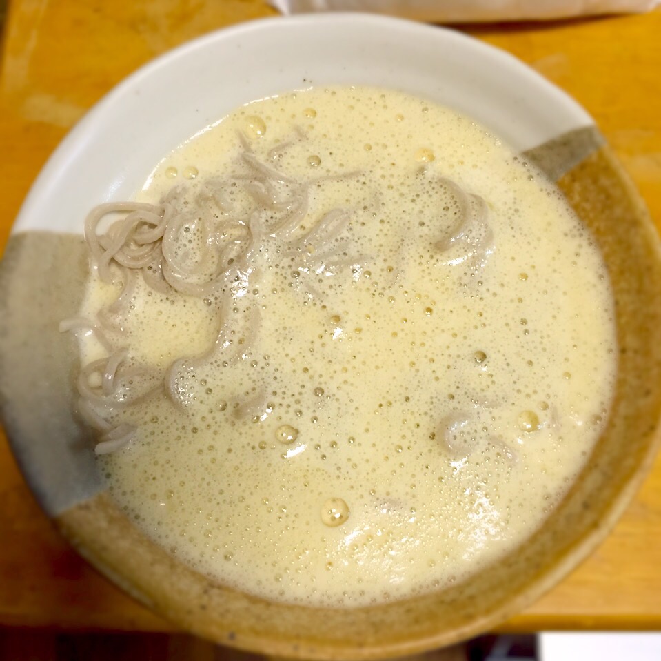 納豆スムージー蕎麦