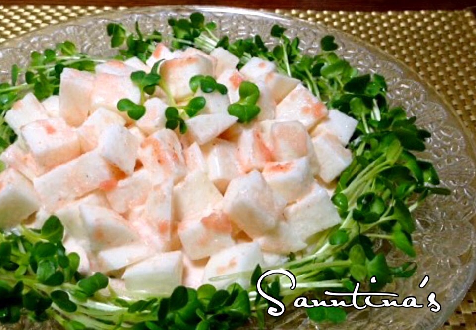 ✨Japanese yam with creamy cod roe salad