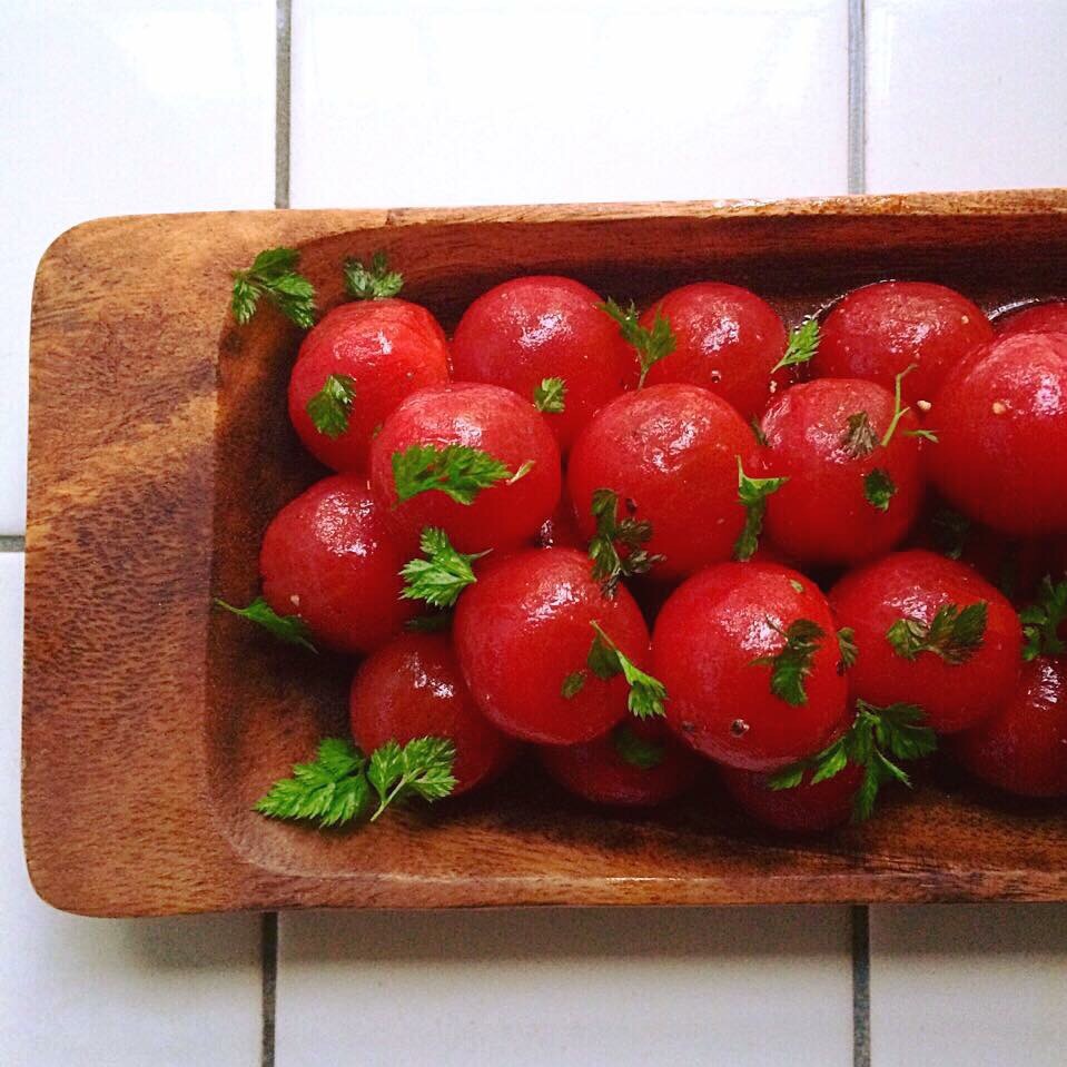 Honey marinade tomato/トマトの蜂蜜マリネ