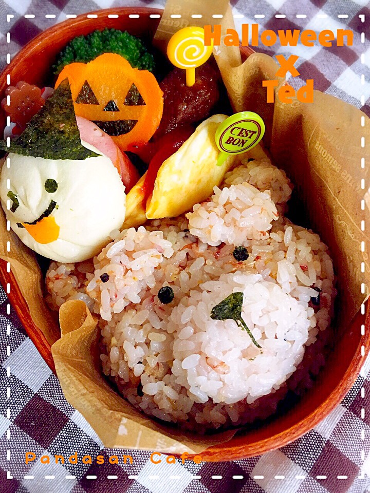 Halloween ×Ted✴︎中2娘のお弁当