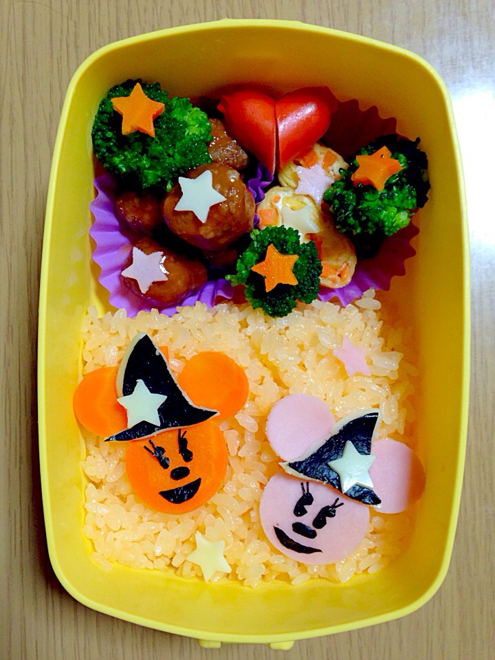 ミニーハロウィン弁当