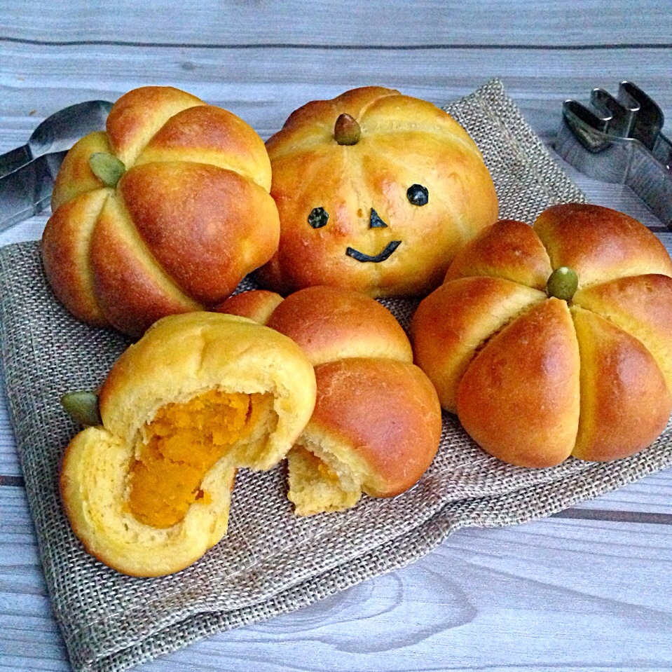 ハロウィン★かぼちゃパン