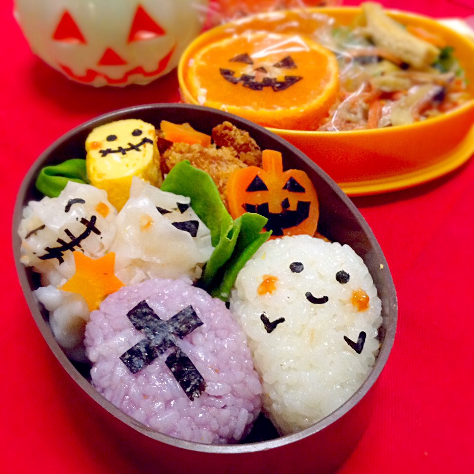 次女の遠足弁当！ハロウィン〜〜❗️