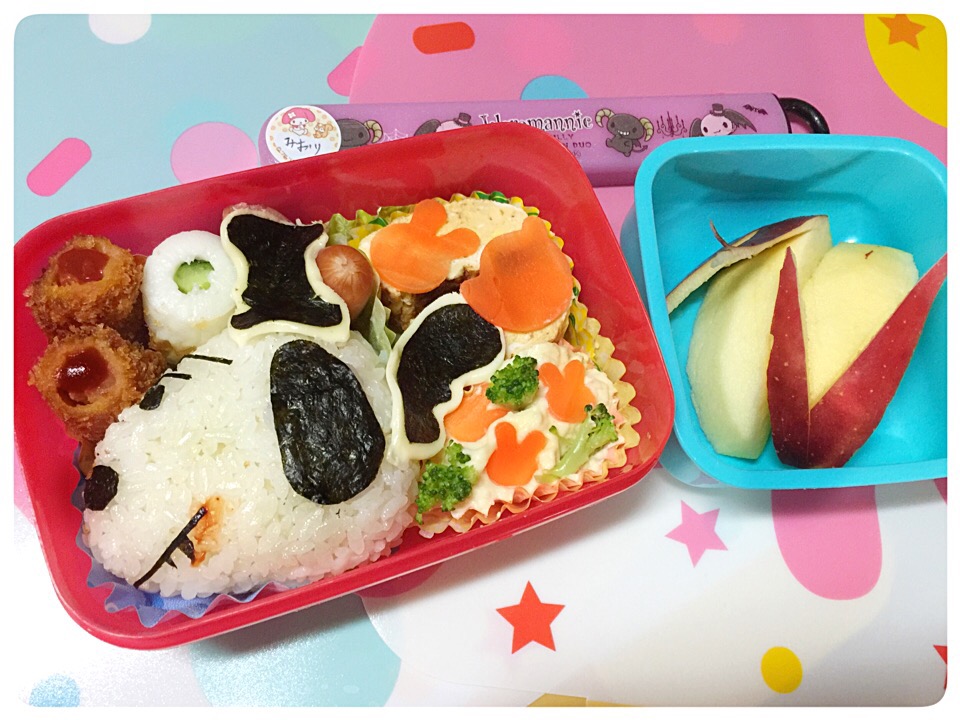 三女のお弁当。#山登り#年長さんお弁当。