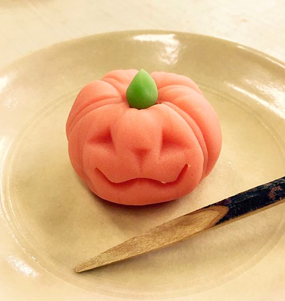 和菓子でハロウィン♪