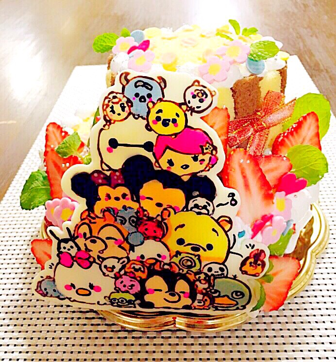 ディズニーツムツム decoration cake