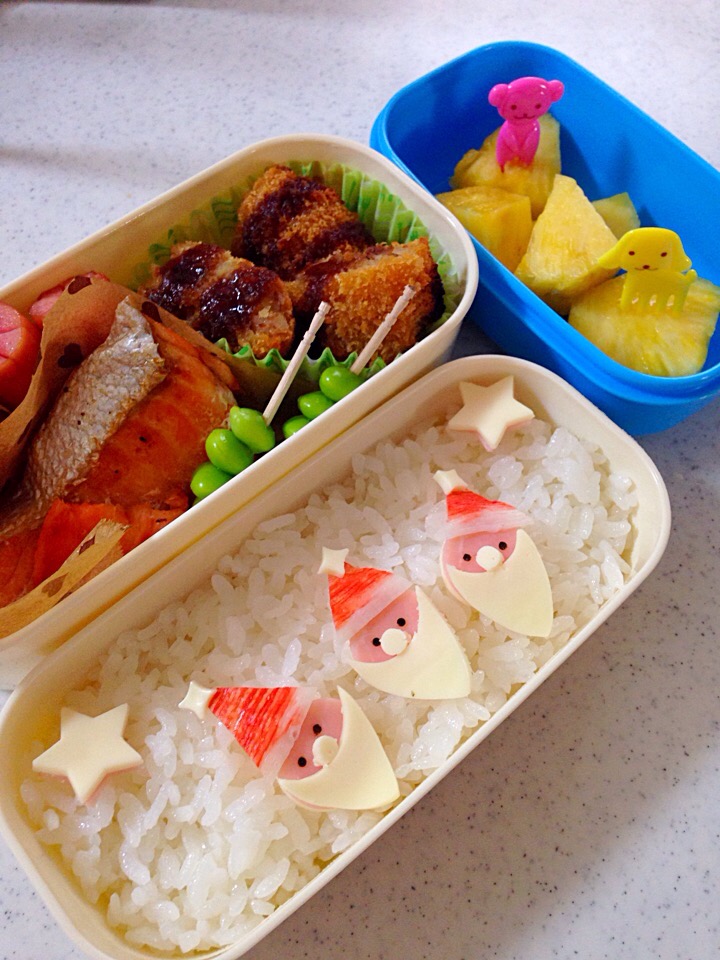 幼稚園のお弁当。