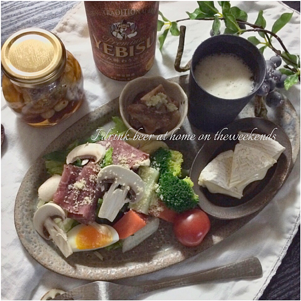 small dish for alcohol 簡単おつまみで乾杯