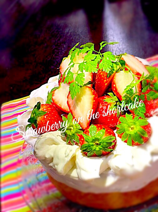 Strawberry on the shortcake