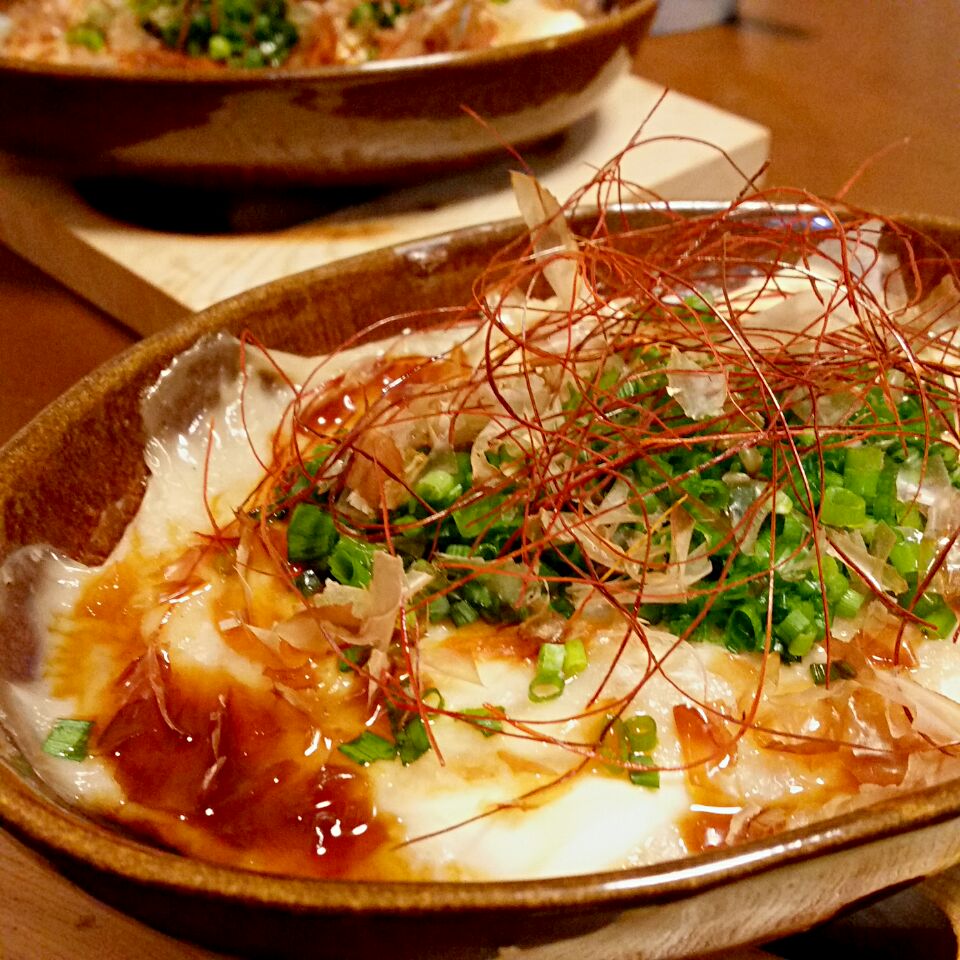 豆腐と山芋のステーキ