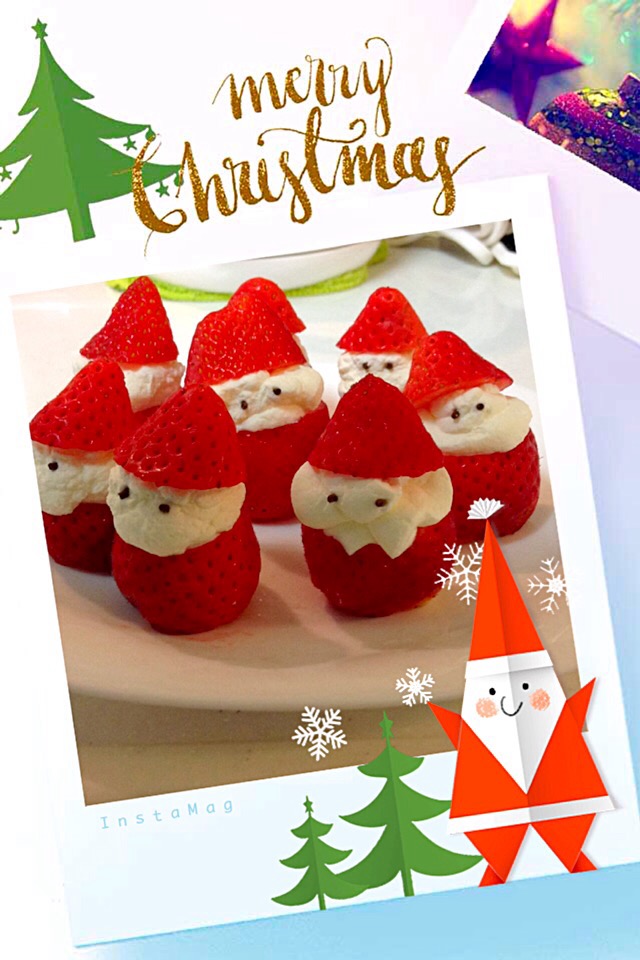 Strawberries Santa is Coming to town 