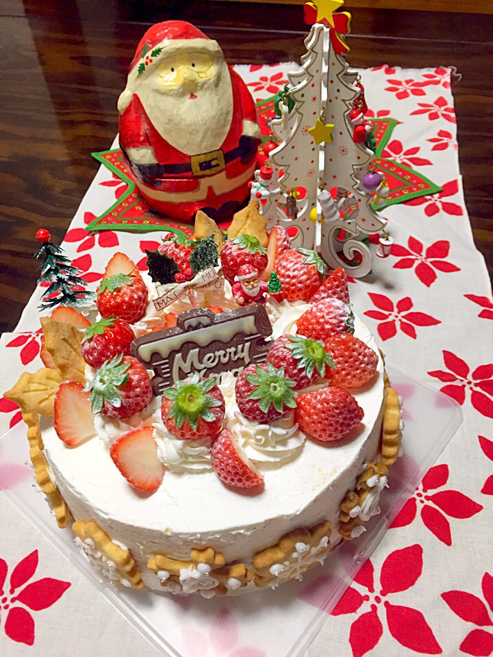 今年のクリスマスケーキ❤️