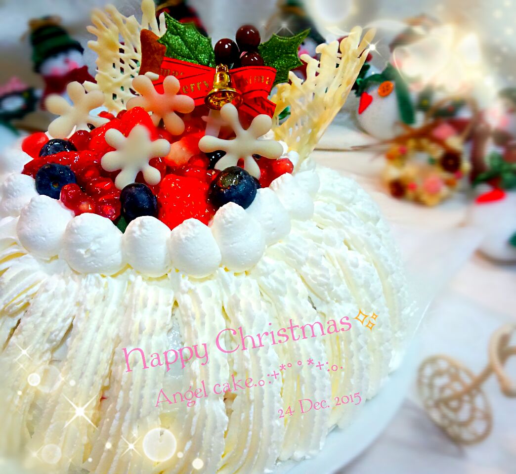 Christmas cake 2015 & Birthday cake ～✨エンゼルケーキ✨～