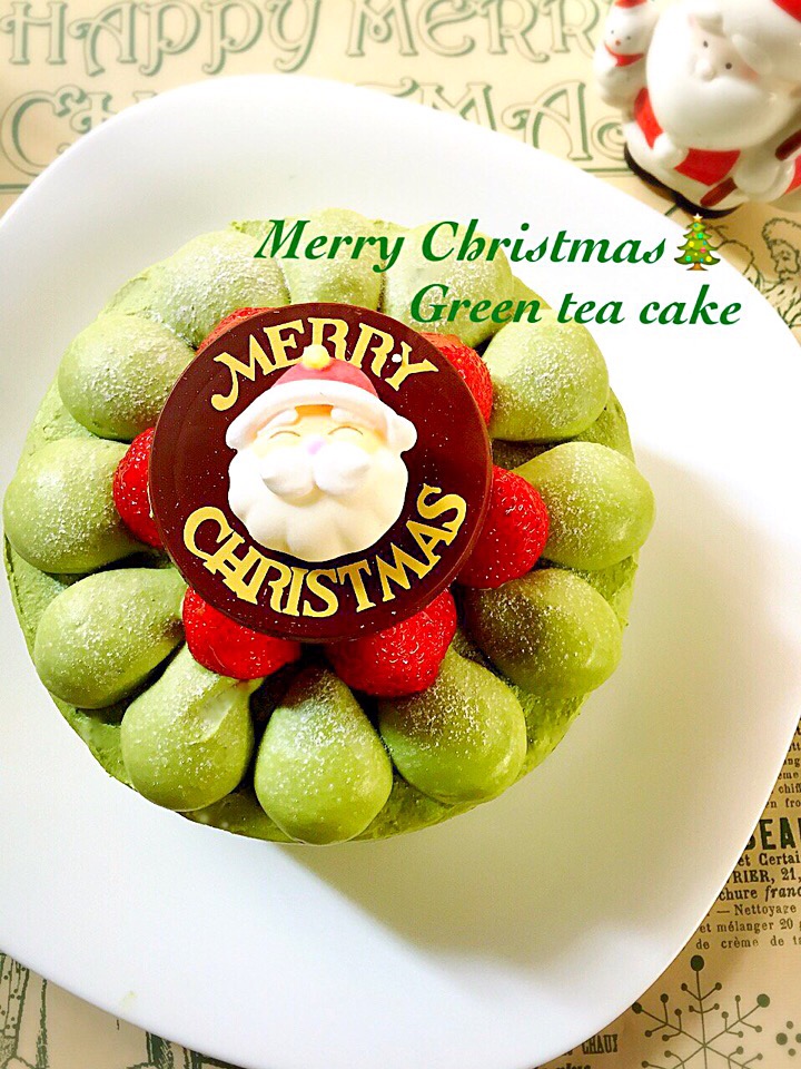 抹茶クリスマスケーキ