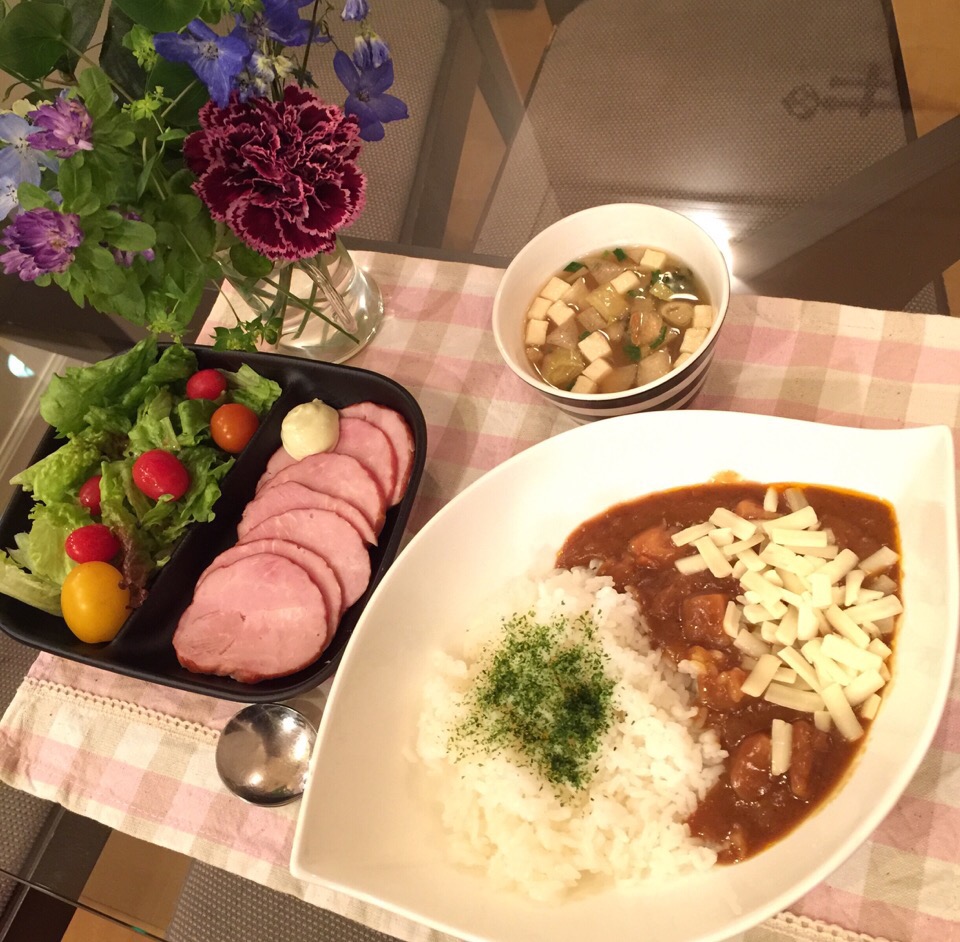 旦那さんの晩ごはん❤︎カレーライス