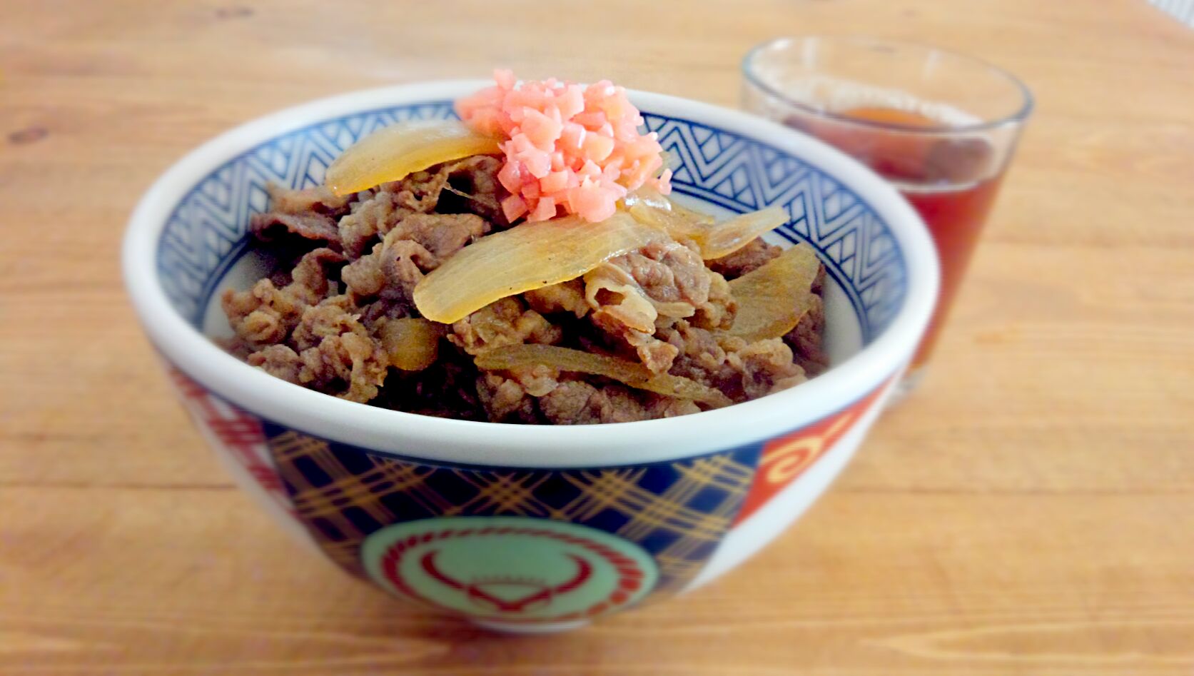 おうちランチは、吉野家牛丼風(o^^o)～器は吉野家♪