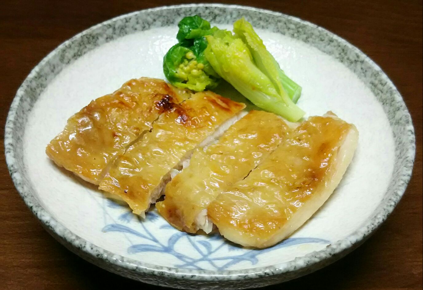 塩鶏のパリパリ焼き