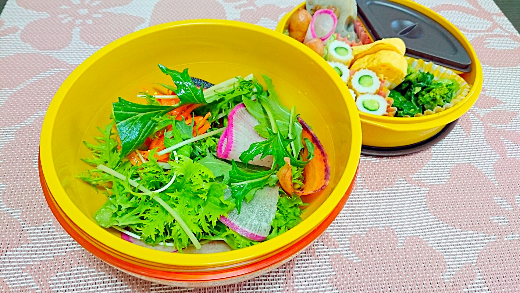 2016/3/30(水) 那須高原の野菜サラダ弁当！