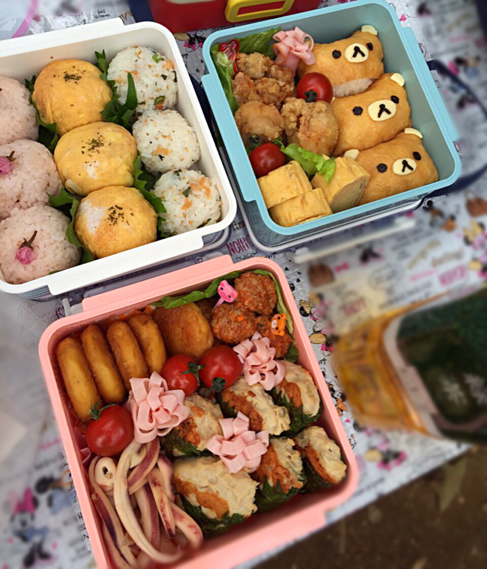 お花見弁当?