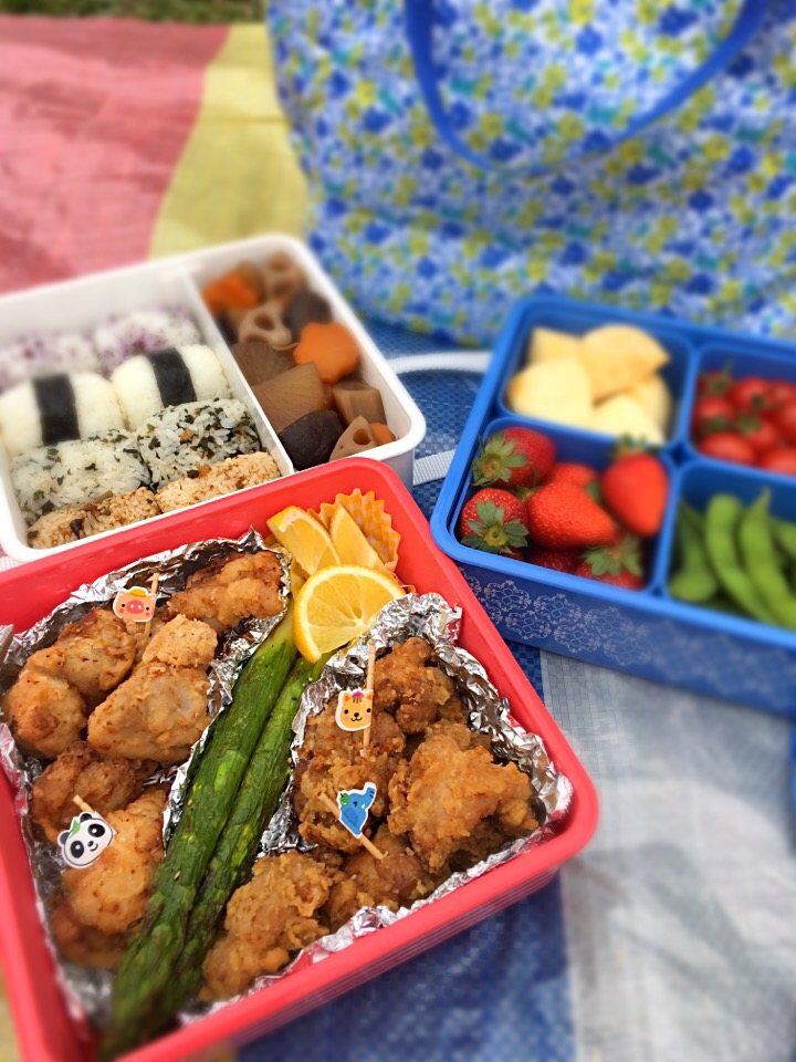 お花見弁当2016.04.02♡